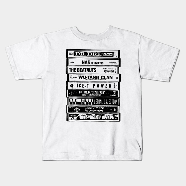 Classic Hip Hop 90s Kids T-Shirt by tabkudn